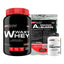 Kit Waxy Whey 900g Chocolate + Creatina 100g + Albumina - Bodybuilders