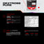 Kit Dextrose 900g + Creatine 100g + BCAA 100g + Cocktail Shaker - Bodybuilders